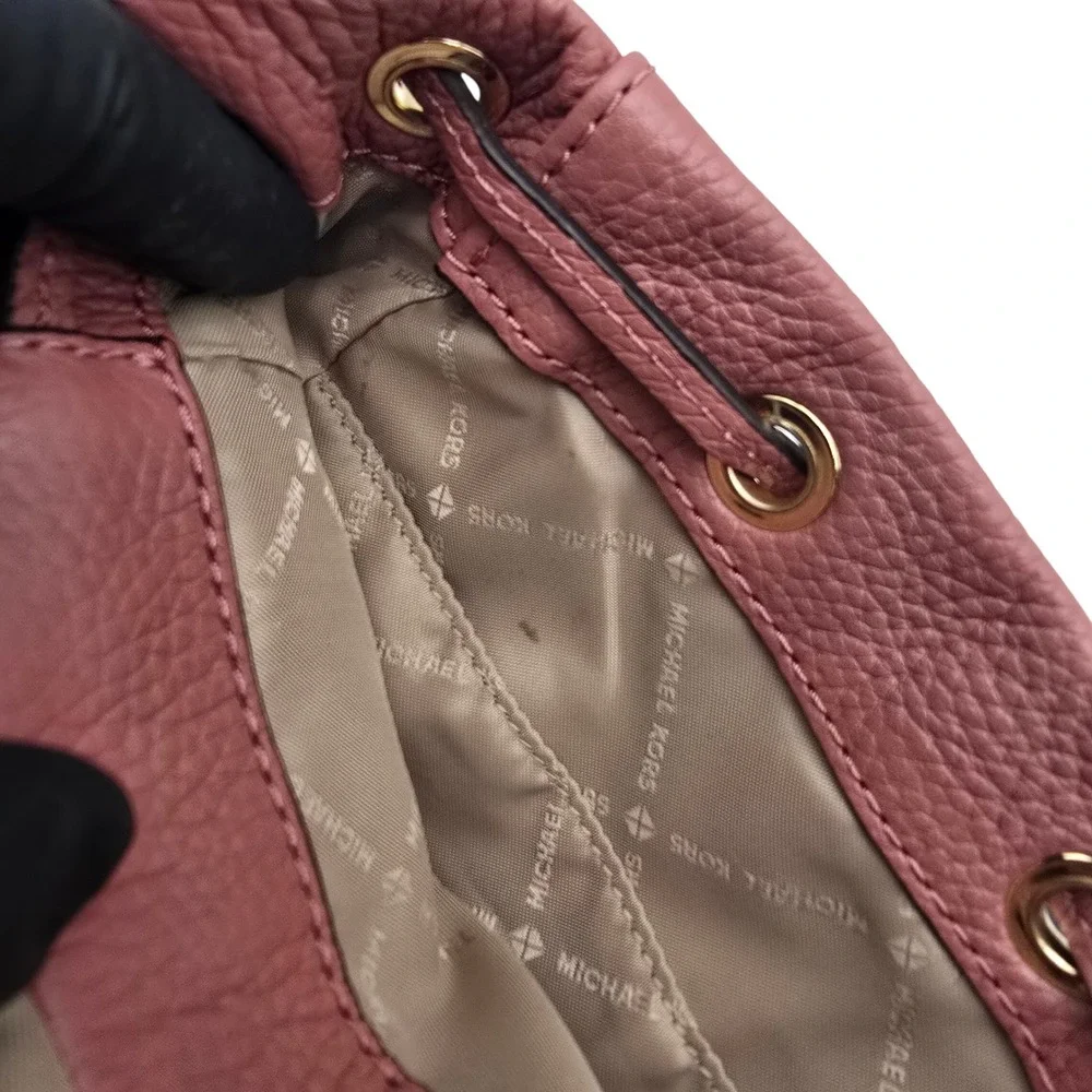 Michael Kors Rose Pink‎ Leather Convertible Backpack Purse